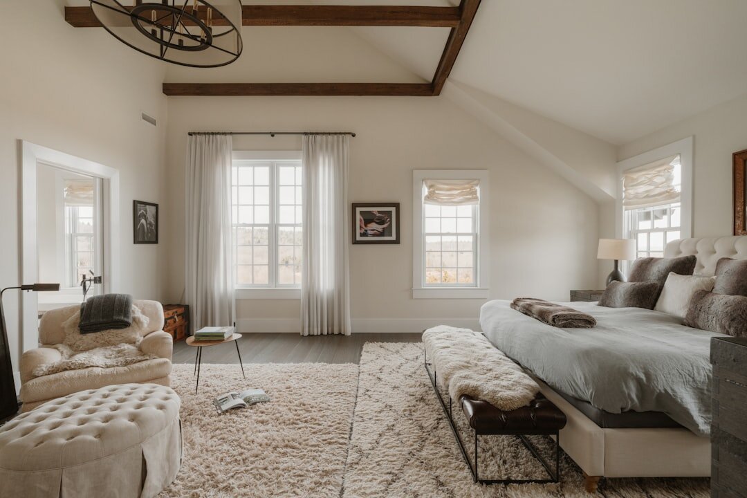 master bedroom with canopy bed